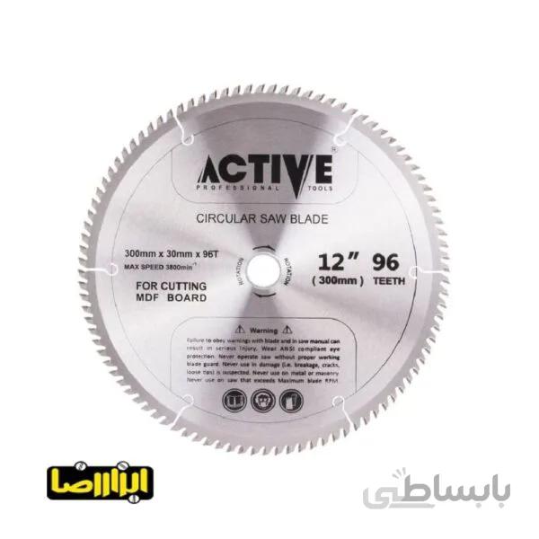 تیغ اره الماسه MDF اکتیو 300 میلیمتر 96TCG مدل ‏AC-5930