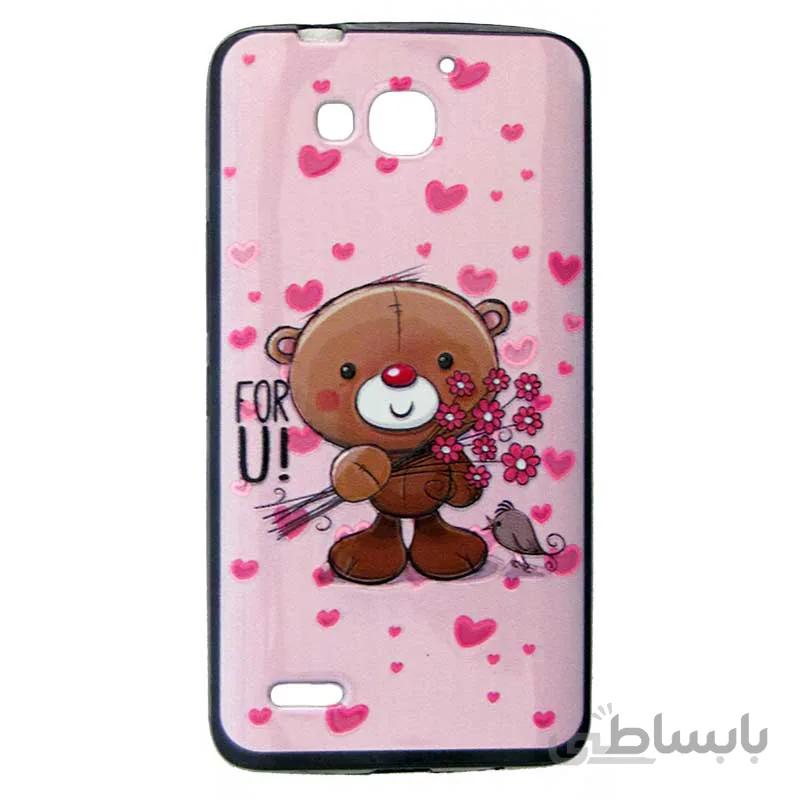 قاب فانتزی برجسته دخترانه طرح خرس گوشی هواوی Huawei Honor 3X / Ascend G750