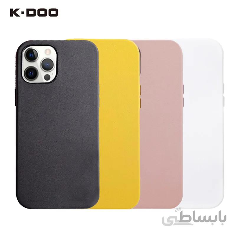 کاور چرمی برند K-Doo گوشی آیفون Apple iPhone 13 Pro مدل Nobel