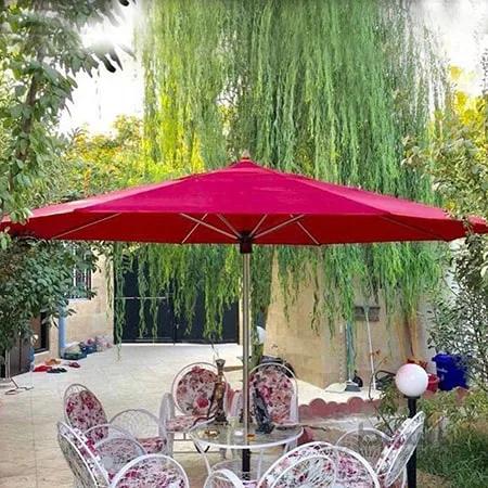 سایه بان چتری پایه وسط قطر 3 متری
