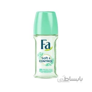 رول ضد تعریق زنانه فا مدل soft & control حجم 50 میلی لیتر