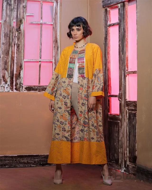 مانتو زنانه هندی سوزن دوزی کد109