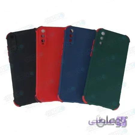 قاب هواوی Y8P کاور مدل ژله ای دکمه رنگی محکم ضد ضربه با محافظ لنز دوربین گوشی وای 8 پی 2020 گارد محافظ قاب Camera Cover color key Case for Huawei Y8P