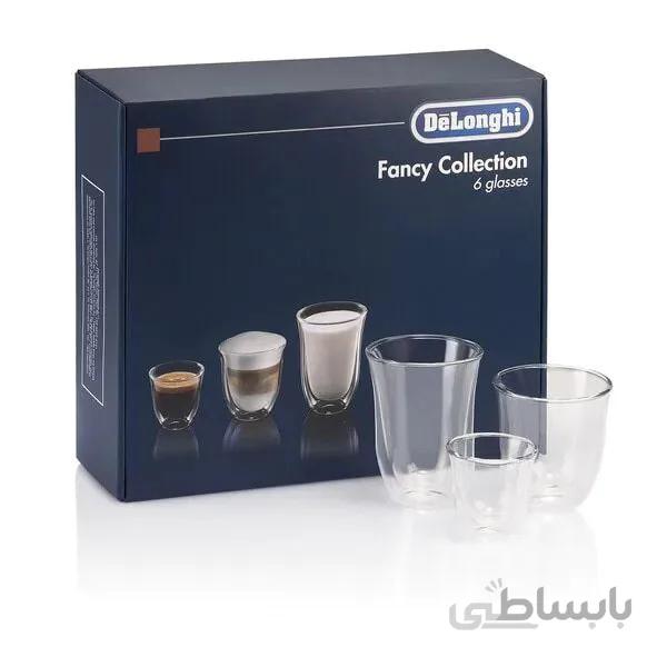 فنجان دوجداره دلونگی مدل DLSC302 بسته 6 عددی