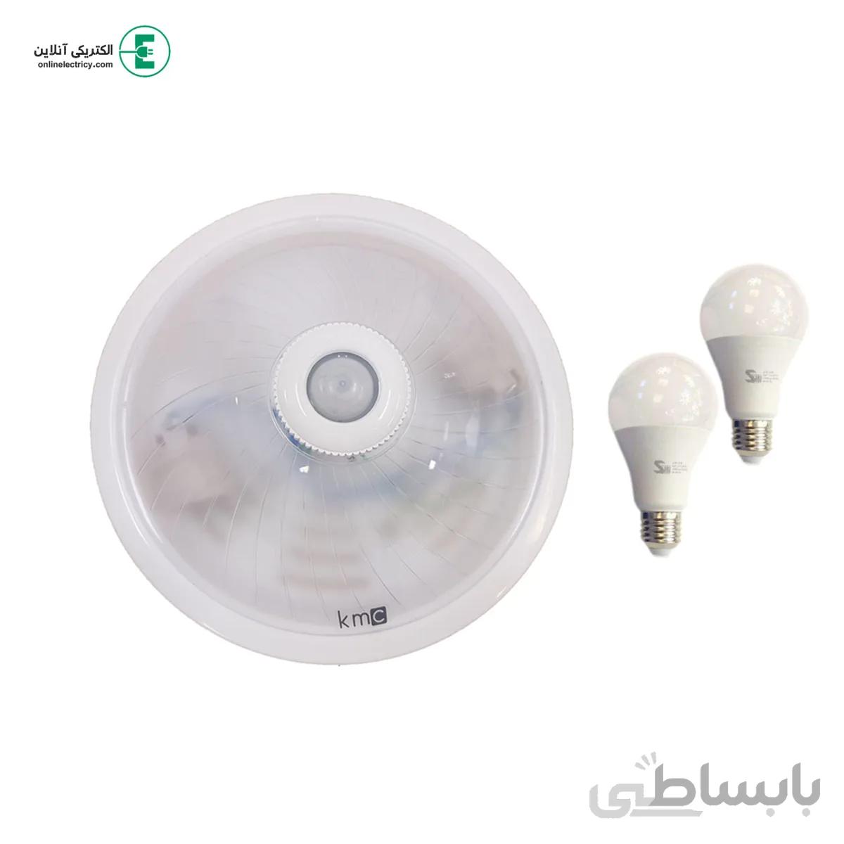 چراغ هوشمند سنسور دار با 2 عدد لامپ حبابی