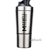 شیکر فلزی maxwell رنگ نقره ای