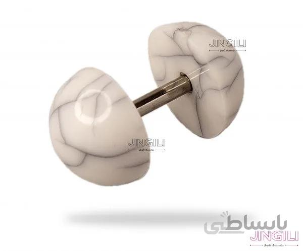 پیرسینگ گوش مدل نیم کره 1 کد ew0024