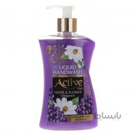 مایع دستشویی صدفی بفنش رایحه انگور و گل اکتیو 450 گرم