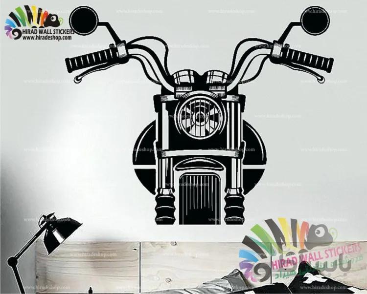 استیکر و برچسب دیواری موتور سیکلت کد h1538