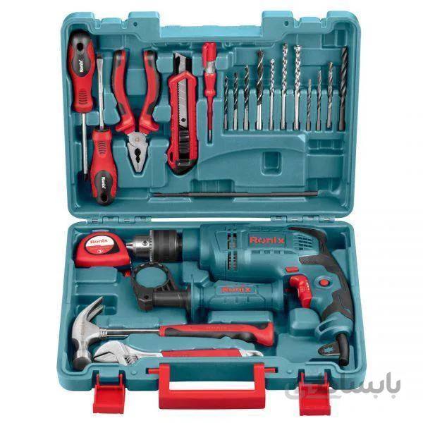 کیت دریل برقی چکشی 13 میلی متری کد 2250k