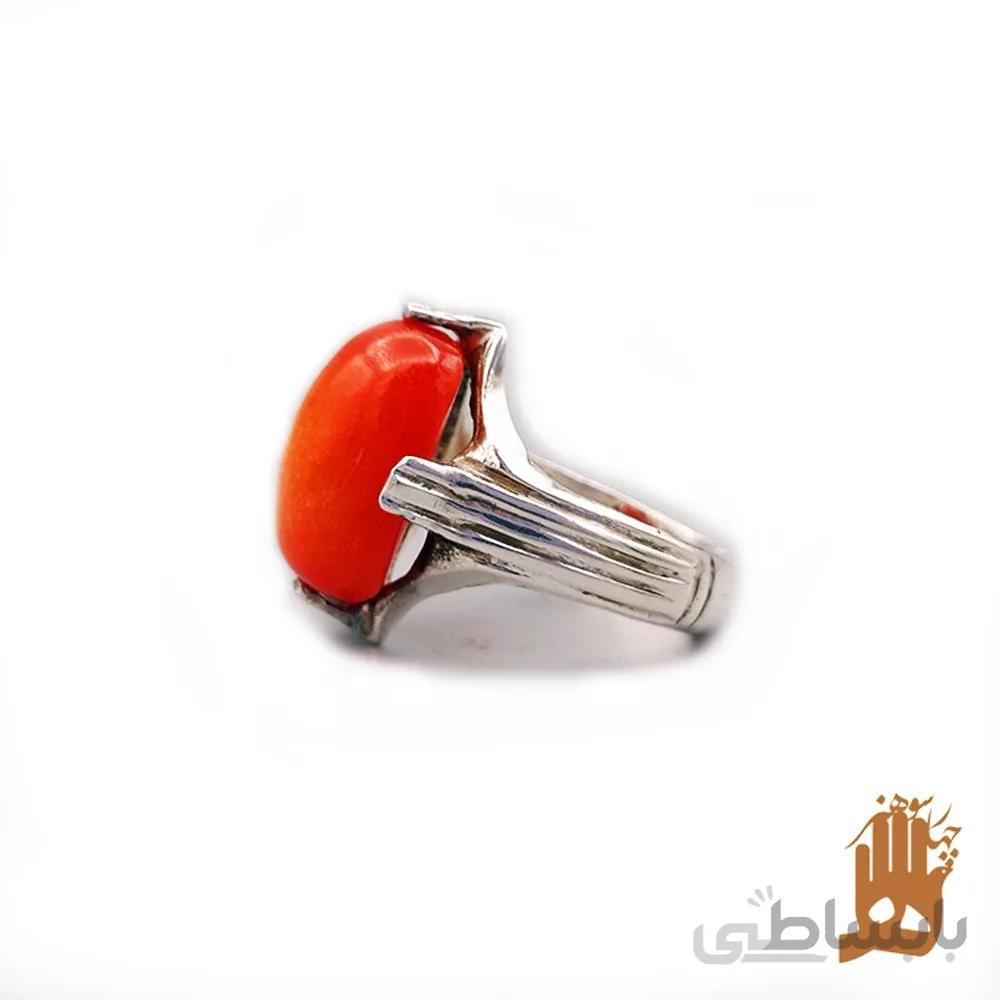 انگشتر نجفی نگین مرجان