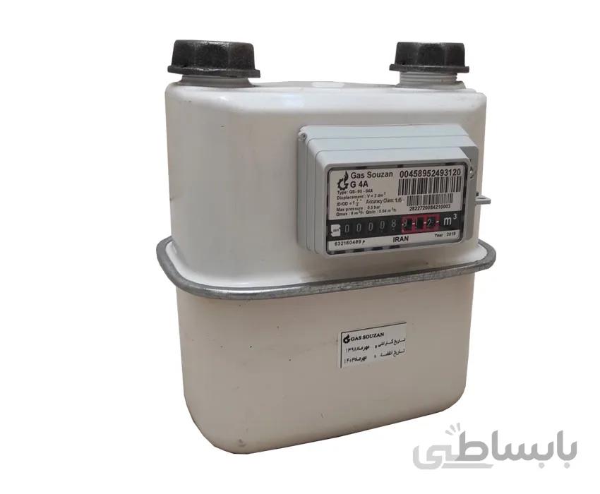 کنتور گاز دیافراگمی گازسوزان مدل G4