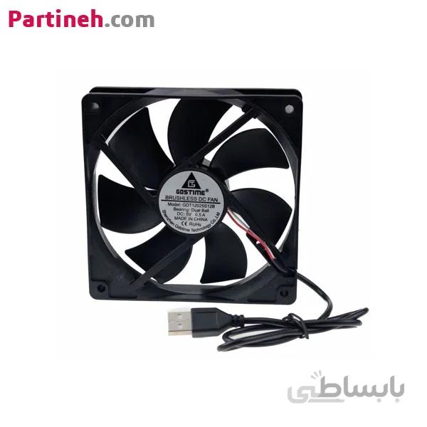 فن 5 ولت 50*50 ضخامت 10 میلیمتر براشلس دارای کابل USB ا 5 volt fan 50 * 50 thickness 10 mm brushless with USB cable