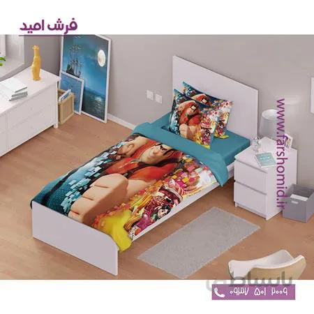 سرویس لحاف روتختی 6 تکه یک نفره اولدوز طرح رالف خرابکار کد 10120