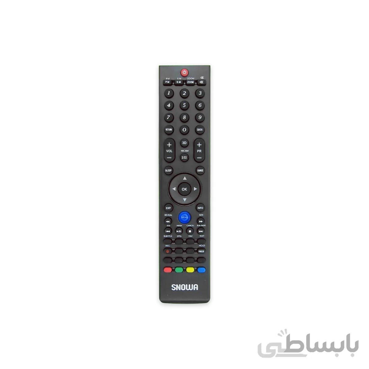 کنترل تلویزیون ال ای دی اسنوا دکمه ابی SNOWA LED