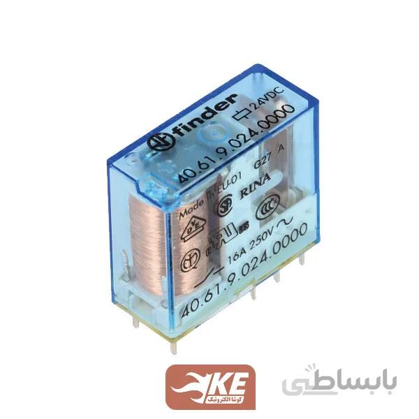 رله 24vDC تک کنتاکت 16 آمپر فیندر 406190240000