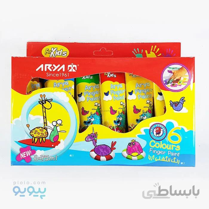 رنگ انگشتی 6 رنگ آریا مدل 7015