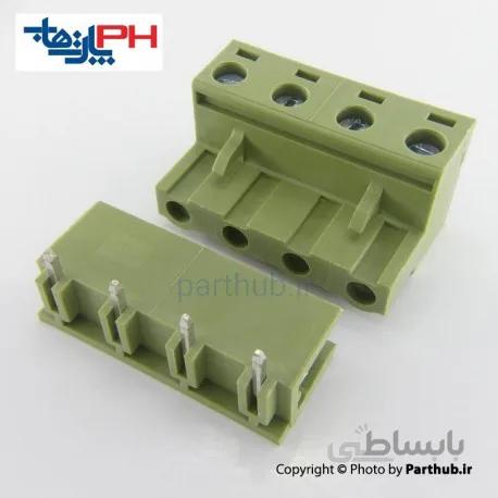 ترمینال 4 پین نود درجه 7.62mm