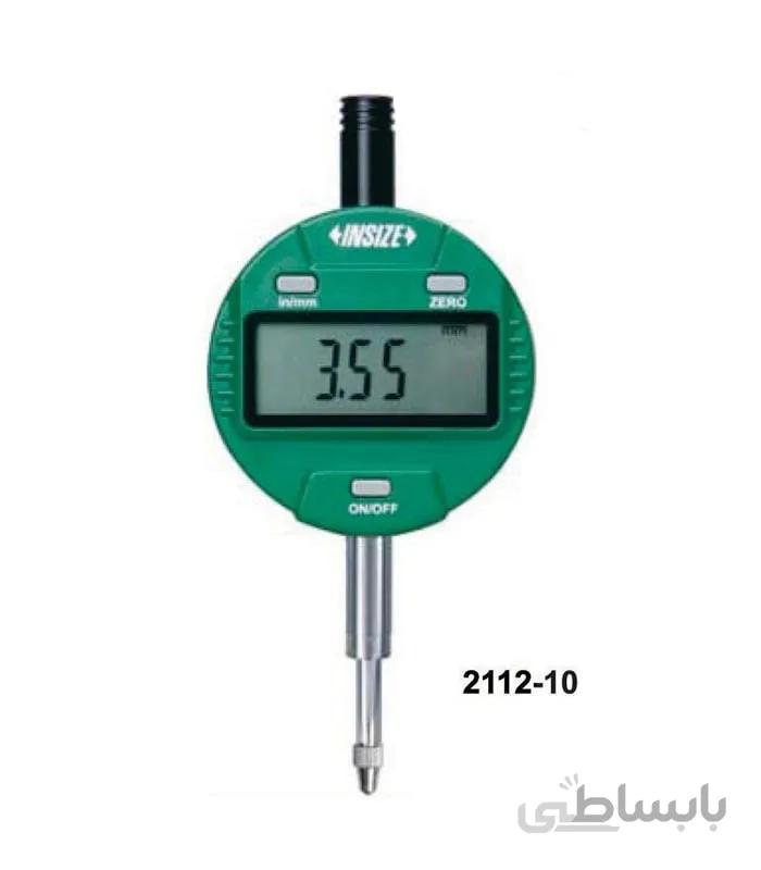 ساعت اندیکاتور دیجیتال اینسایز مدل 2112 با بازه اندازه گیری 0 تا 12.7 میلیمتر و دقت 0.01 میلیمتر ا 2112-10 INSIZE digital indicator