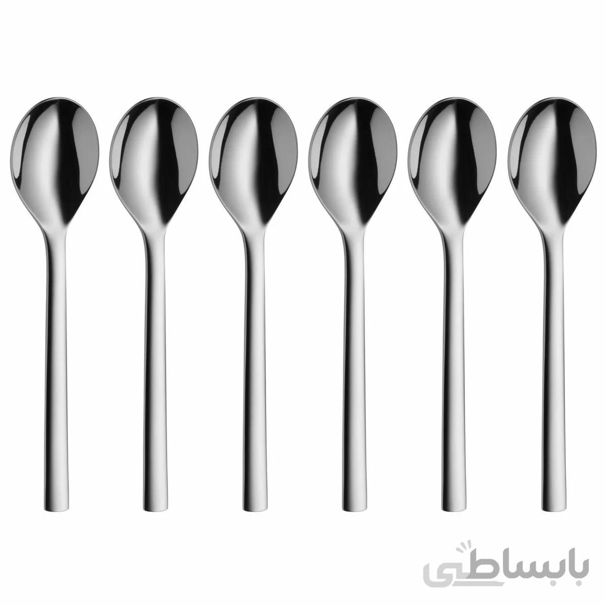 قاشق قهوه 6 پارچه دبلیو ام اف مدل WMF Teaspoon NUOVA