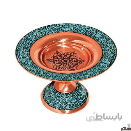 شیرینی خوری فیروزه کوب مدل لب صاف سایز 3