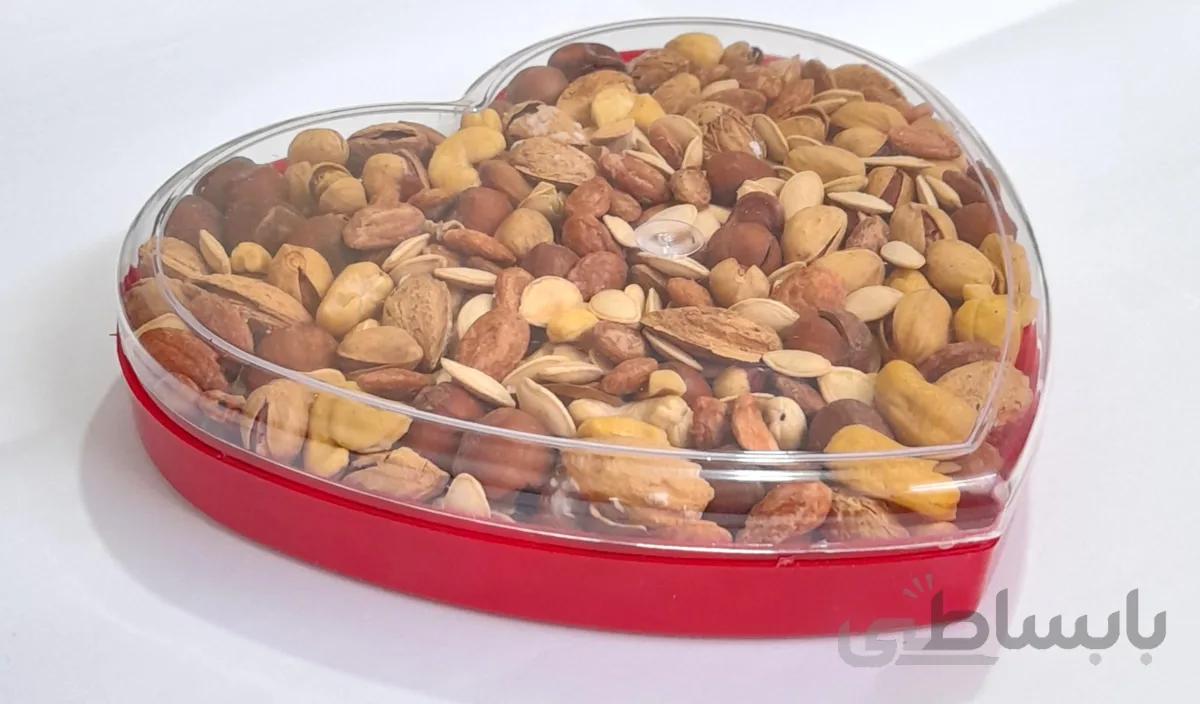 آجیل کادوئی قلبی