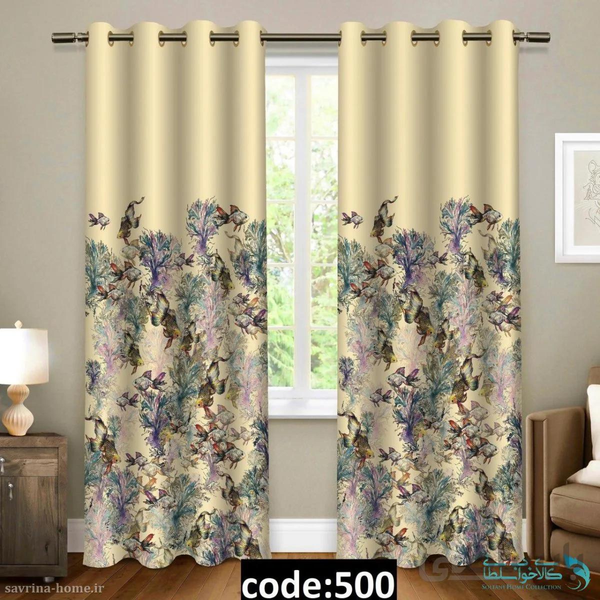 پرده پانچی طرح ماهی مدل Sh-500