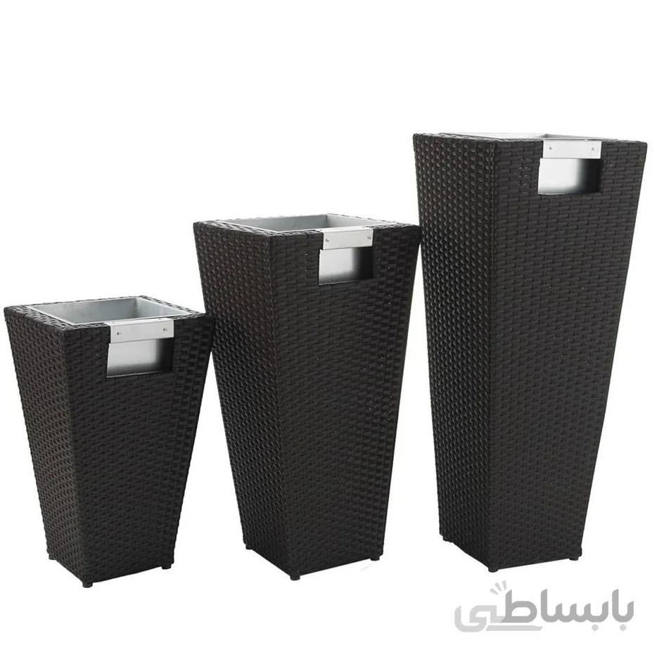 ست 3 عددی گلدان مدل DF450