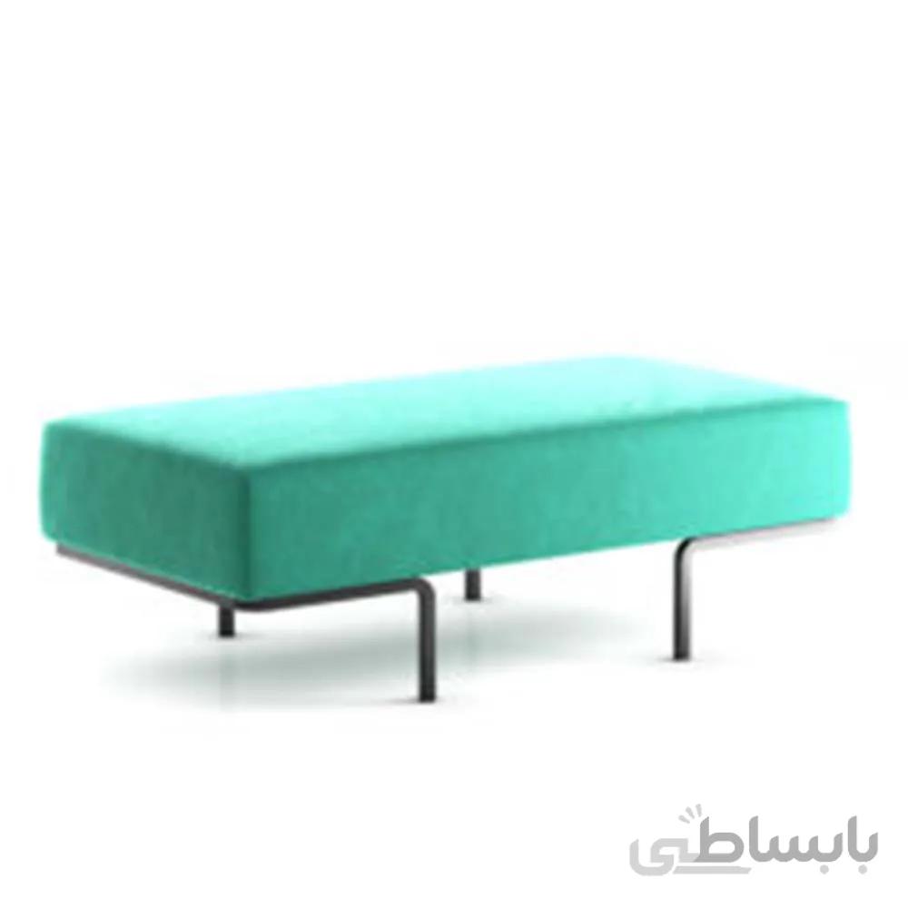 صندلی پوف پوشش پارچه مدل PF-104-01 هلگر
