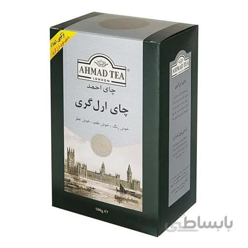 چای ارل گری 500 گرمی احمد کارتن 12 عددی
