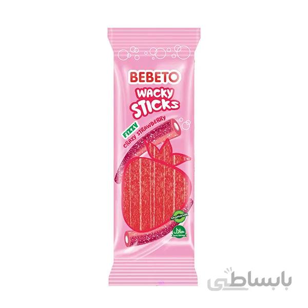 پاستیل ترش ببتو با طعم توت فرنگی BEBETO ا BEBETO Sour pastilles with strawberry flavor