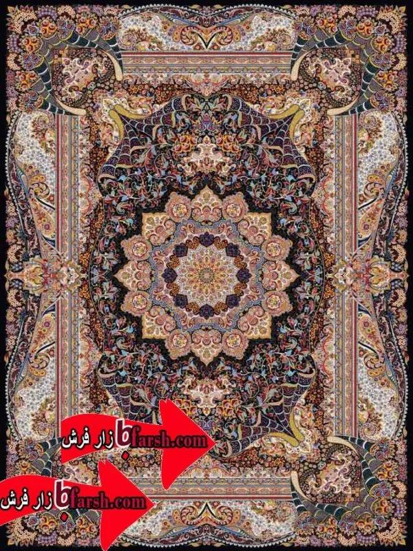 فرش کاشان 1000شانه طرح فاخر