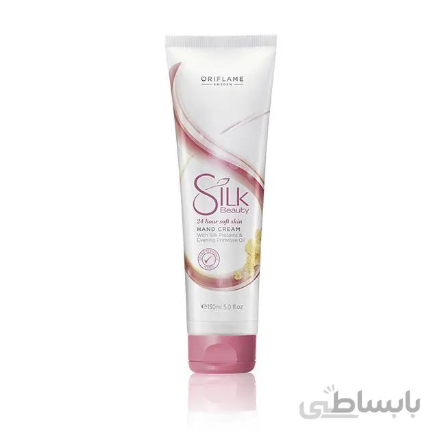 کرم مرطوب کننده دست اوریف لیم مدل Silk Beauty حجم 150 میلی لیتر