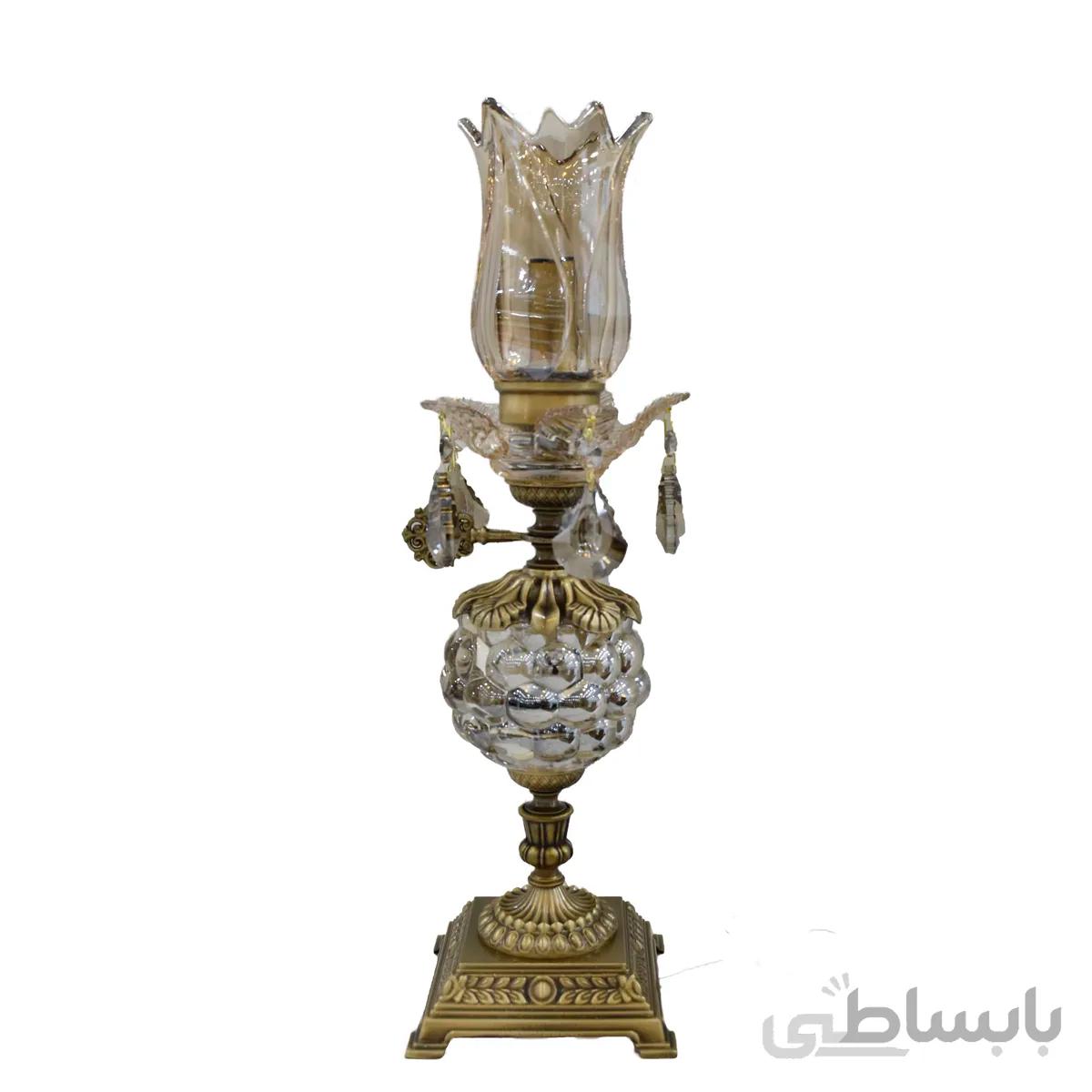 شمعدان اویزدار پایه برنز