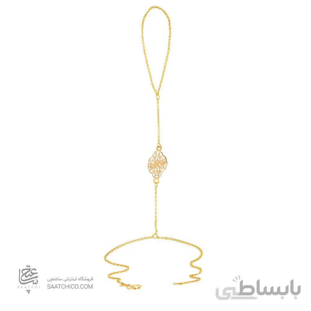 تمیمه طلا زنانه طرح اسلیمی کد LT420