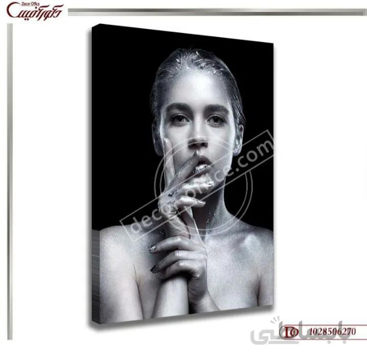 تابلو دکوراتیو چهره 6270 ا Decorative face painting 6270
