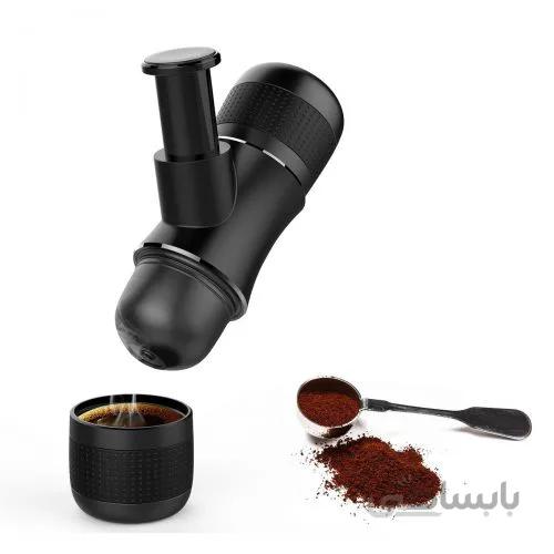 مینی پرسو اسپرسو ساز قهوه ساز دستی پرتابل قابل حمل KEEPER portable espresso machine HS-8201 مناسب گردشگری کوهنوردی مسافرت محل کار