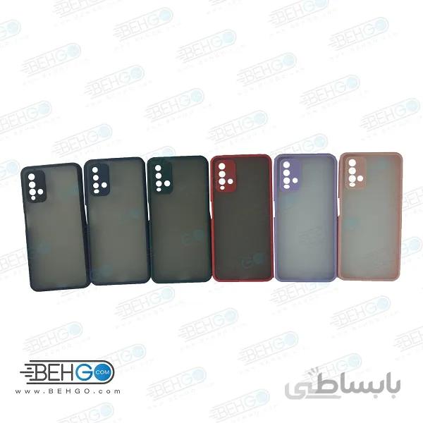 قاب Redmi 9T کاور محافظ ردمی 9 تی گارد مدل پشت مات اصلی با برجستگی لنز دوربین دور سیلیکونی گوشی شیائومی Redmi 9T ا Matte Case For Xiaomi Redmi 9T
