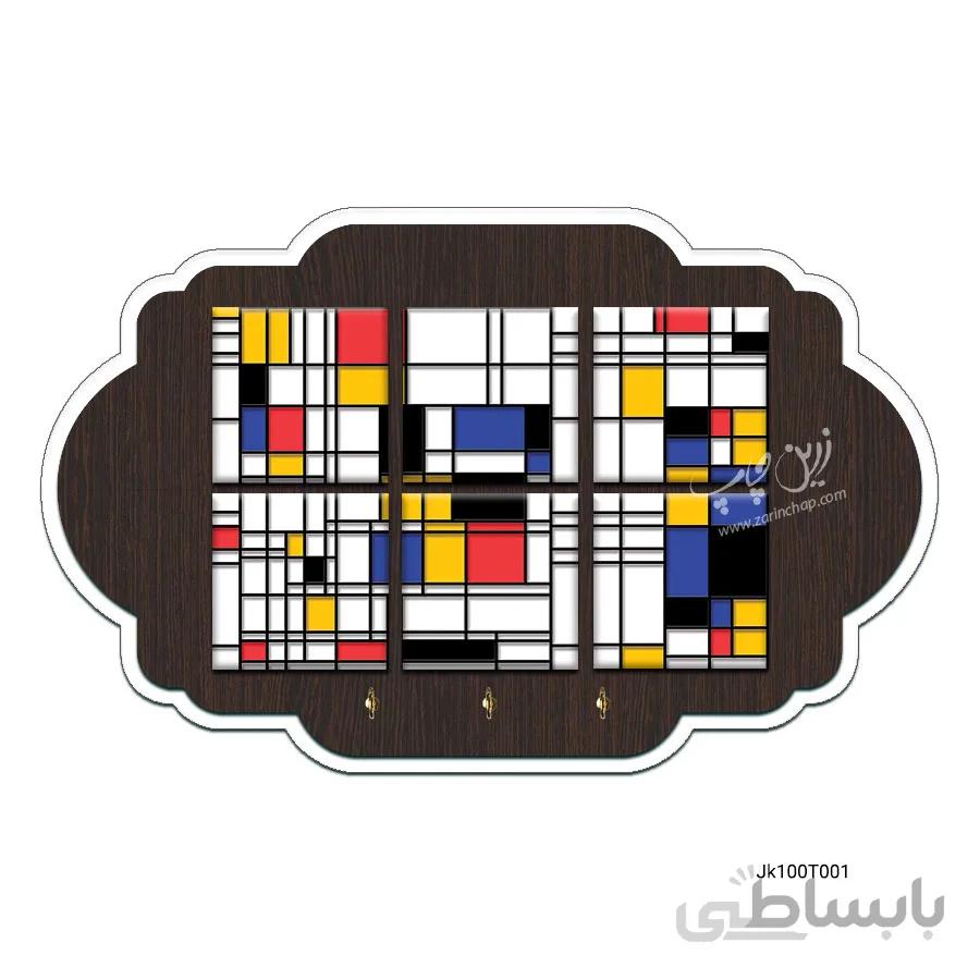 جاکلیدی دیواری طرح Jk100T001