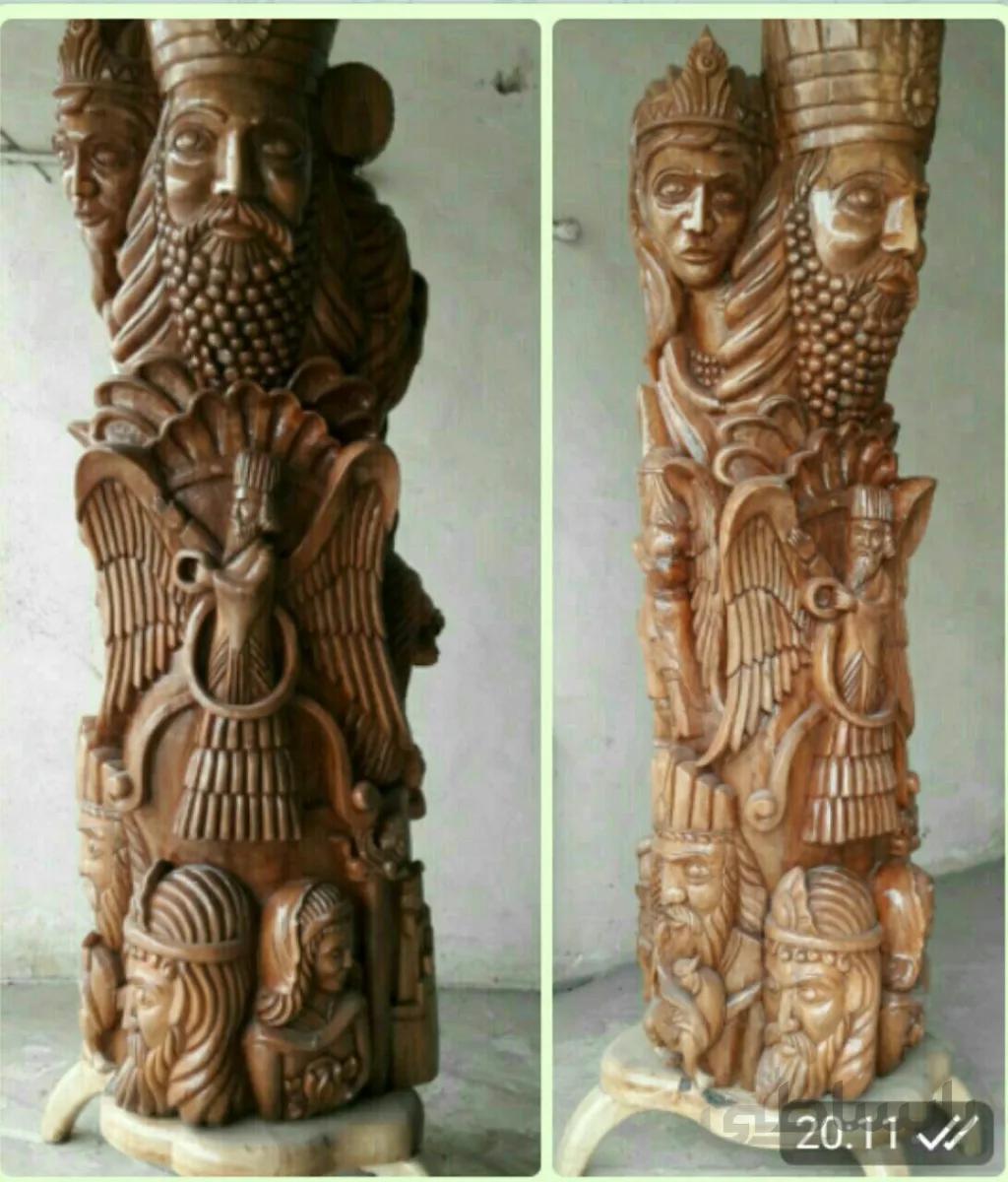 تندیس چوبی روزگار کد ۱۰۱۶۹۱