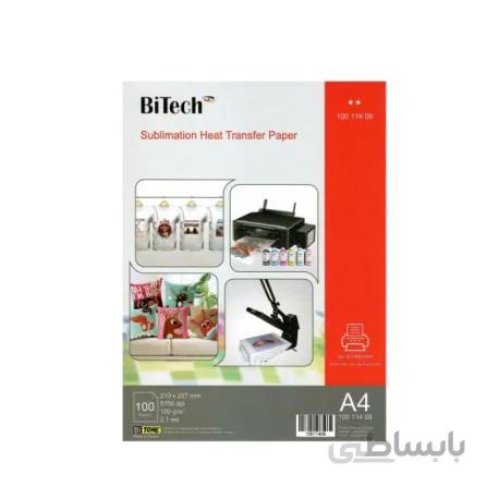 کاغذ سابلیمیشن 100 برگی A4 - Bitech