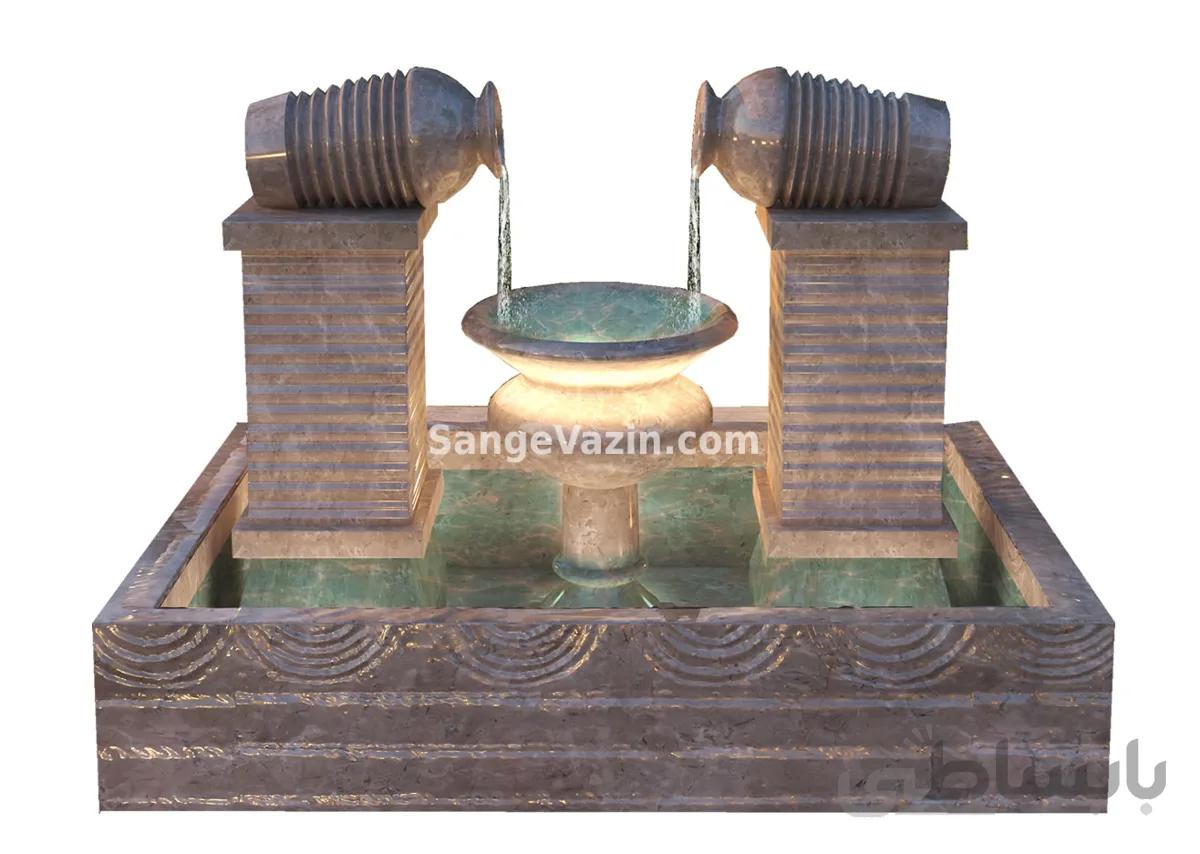 آبنمای دو کوزه ای