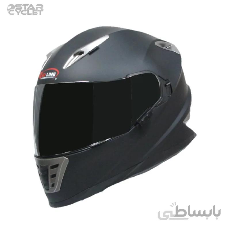کلاه کاسکت ردلاین مدل 923 MT-BLK طلق جیوه ای