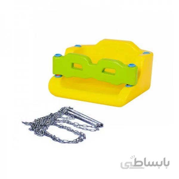 کفی تاب کودک حفاظ دار زرد با زنجیر مدل 30091