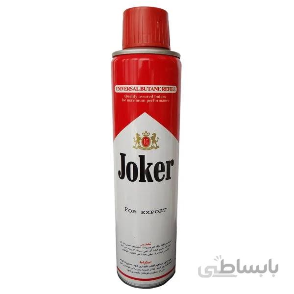 کپسول گاز فندک جوکر مدل J.G حجم ۳۰۰ میلی لیتر