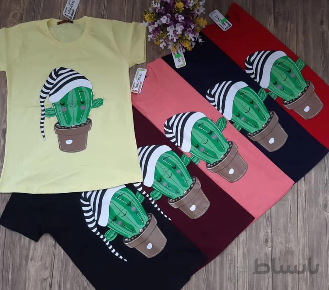تیشرت نخ پنبه Happy cactus