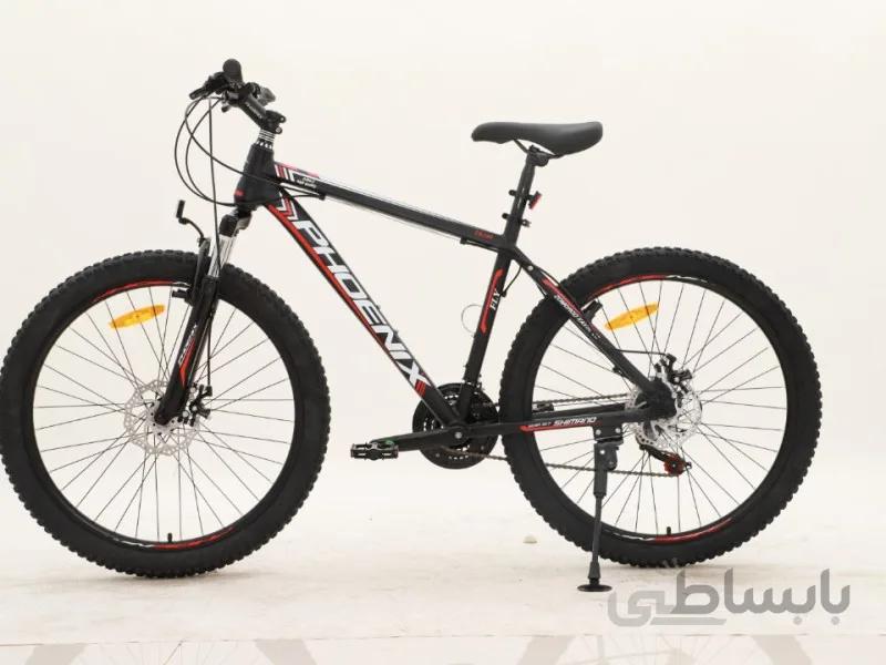 دوچرخه فونیکس FLY سایز 26 کد 261001 تنه آلومینیومی و دیسکی PHOENIX FLY- ZK100