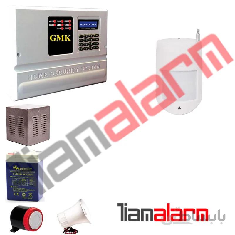 پکیج دزدگیر اماکن بیسیم مدل جی ام کا سیم کارتی GM890H71