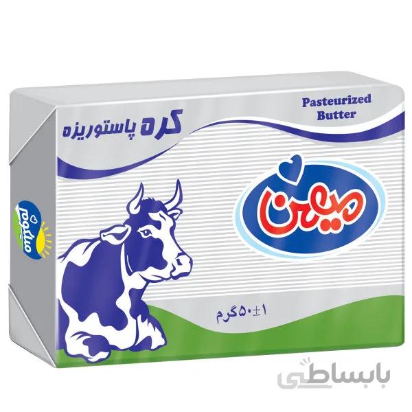 کره پاستوریزه 50 گرمی لفاف میهن باکس 60 عددی