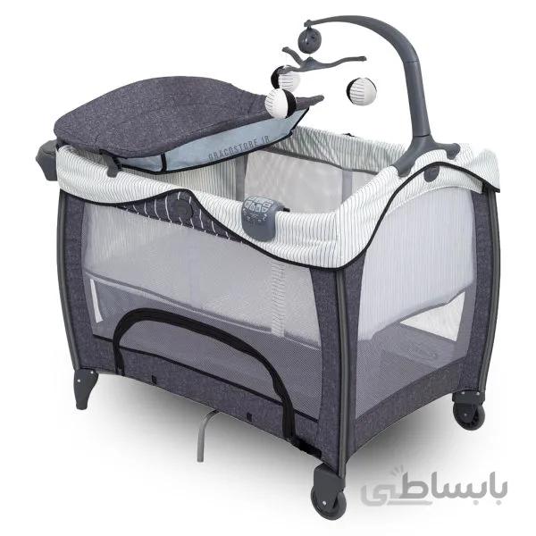 تخت و پارک گراکو مدل Graco Contour Prestige – Suits Me ا Graco Playard Contour Prestige - Suits Me